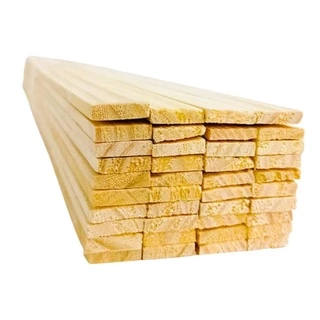 40 Ripas P/ Artesanato Repac Madeiras Pinus 2x0,5x65cm