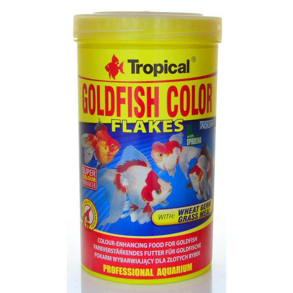 Ração Goldfish Color Flakes 100g 500ml Tropical Shopee Brasil