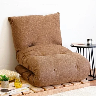 Futon Almofada Dobrável de Espuma Solteiro Marrom - Emcompre Bf Colchões