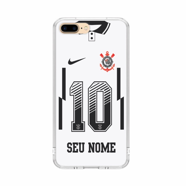 Capa de Celular Capinha Iphone 7 Plus / 8 Plus Personalizada - Corinthians 