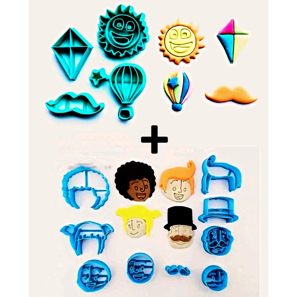 Kit Cortadores Bita Itens + Personagens