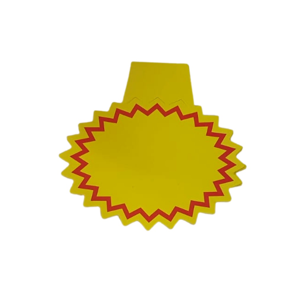 Placa De PreçoCartaz Splash PP C/10 Unidades