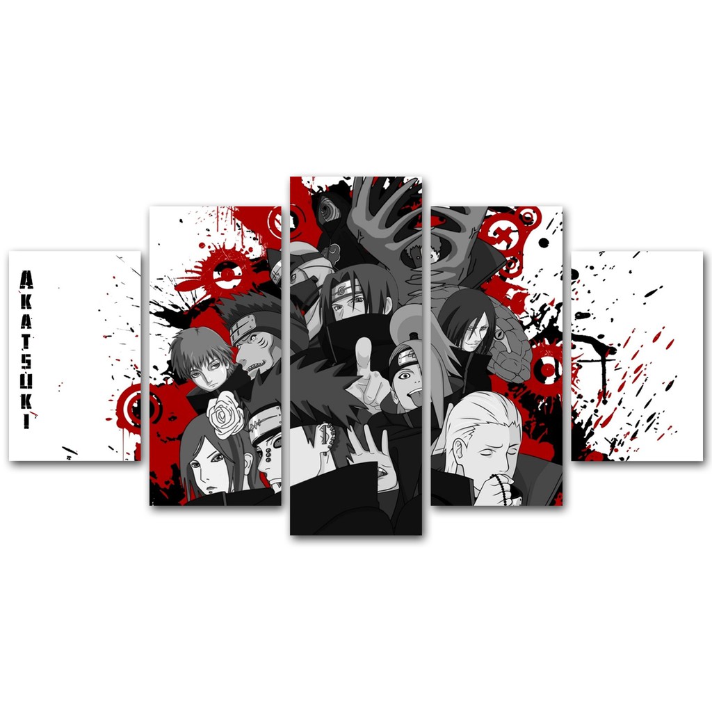 Quadro decorativo Poster Pain Akatsuki Desenho Anime Arte Naruto