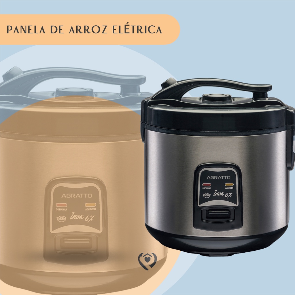 Panela de Arroz Elétrica Mondial Rice 4 NPE-05 5 xícaras 400W