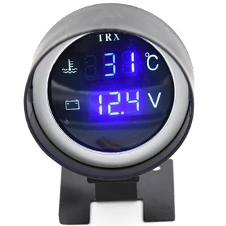 Voltimetro + Marcador De Temperatura Automotivo