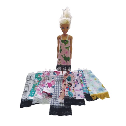 Kit Roupa Boneca Barbie 10 Peças em Tecido, Magalu Empresas