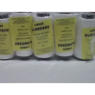 Linha Para Costura em máquina reta Com 6 Cones com 2000 jardas na cor branca natural. em Oferta na Shopee