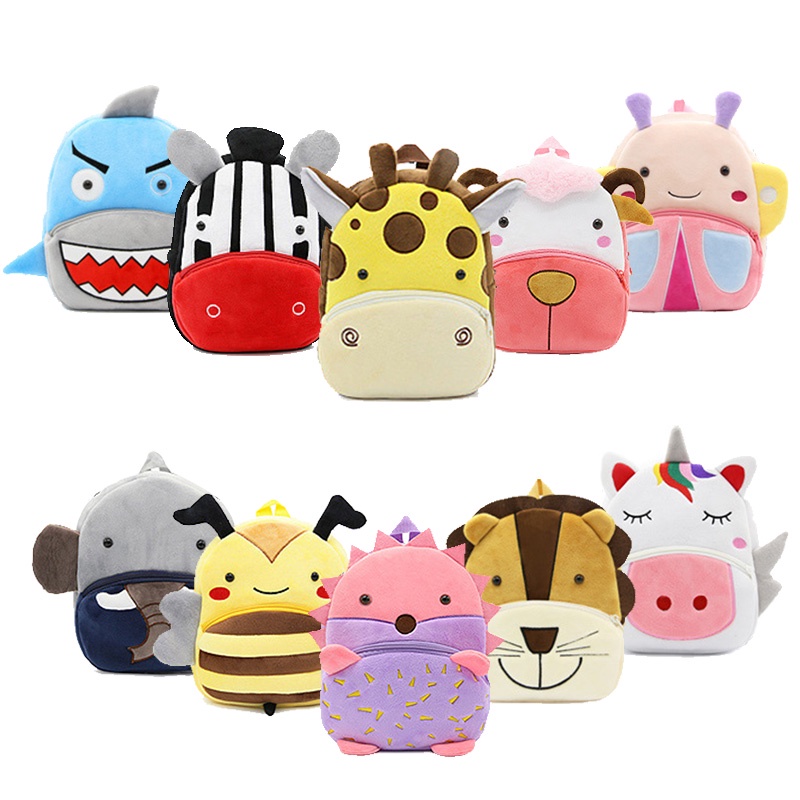 UKCOCO Mochilas De Desenhos Animados 1 Peça Mochila De Pelúcia Mochila De  Livro Para Fofo Arco-Íris Mochila Orelha De Gato Mochila Animal Fofa  Mochila