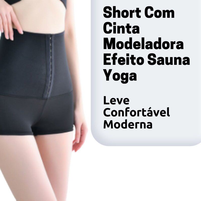Shorts Sauna Feminino Modelador Corporal Body Shaper