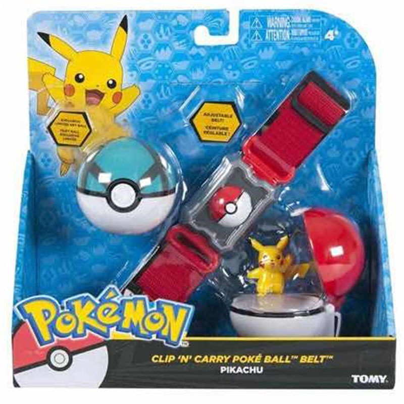 Pokemon Pokebola Pikachu Figura Batalha Cinto Brinquedos, Magalu Empresas