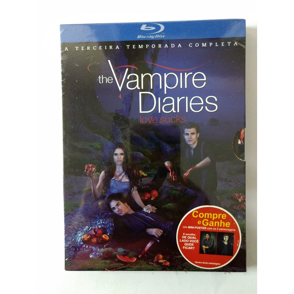 Blu Ray - Diário De Um Vampiro - Quarta Temporada - Lacrado