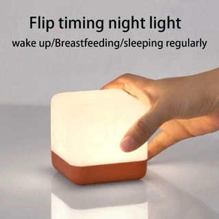 Lâmpada Noturna LED Para Quarto De Dormir , De Cabeceira Temporizada Mesa Recarregável USB , Luz Com Proteção Os Olhos Criança