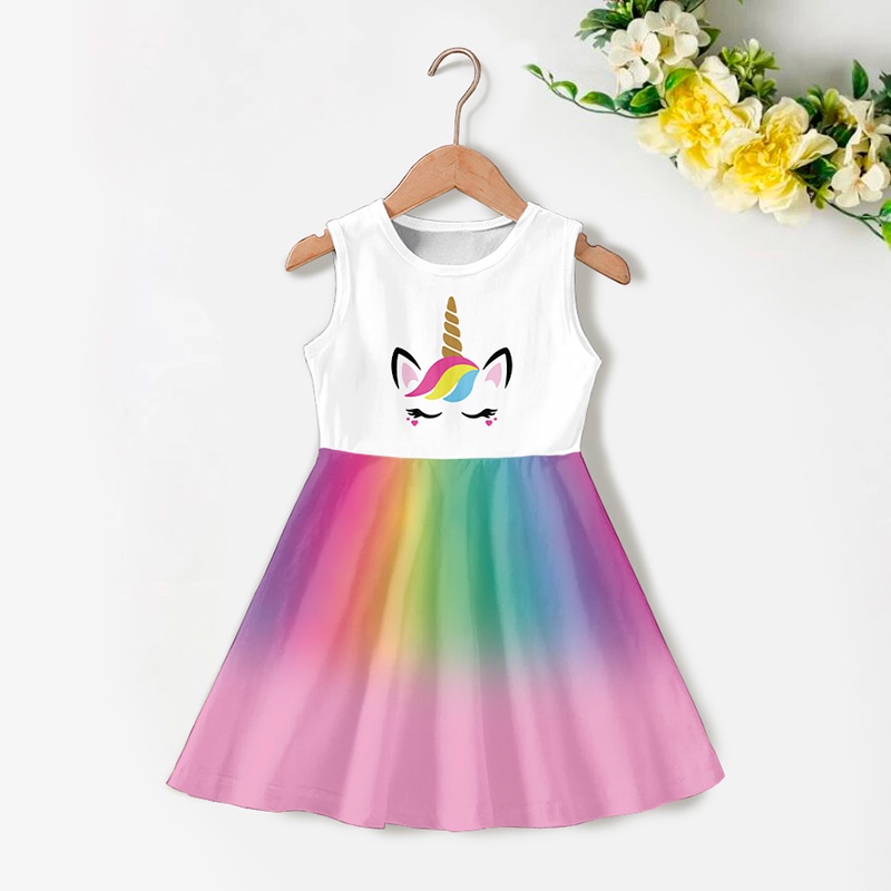 Vestido tematico unicornio hot sale