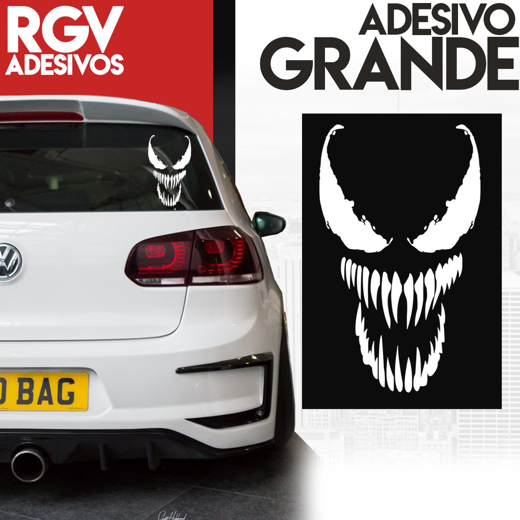 Adesivo_Venom_Grande_A4_Vinil_Premium_24x18_RGV | Shopee Brasil