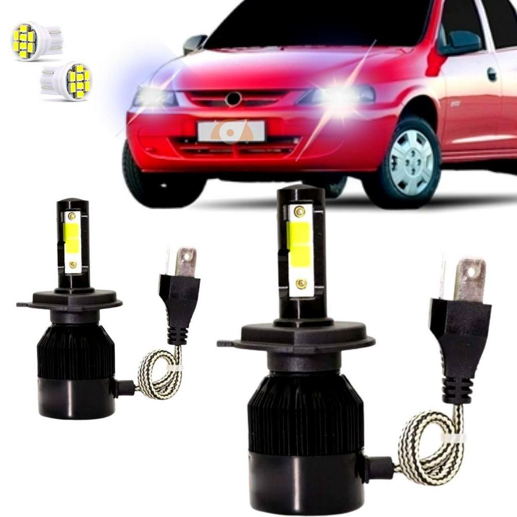 Kit Super Led Farol Celta 2000 2001 2002 2003 2004 2005 H4 8000k Luz ...