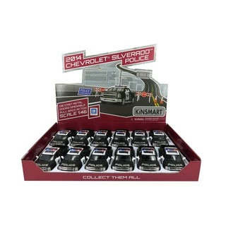 Miniatura Chevrollet Silverado 2014 da Polícia Escala 1/46