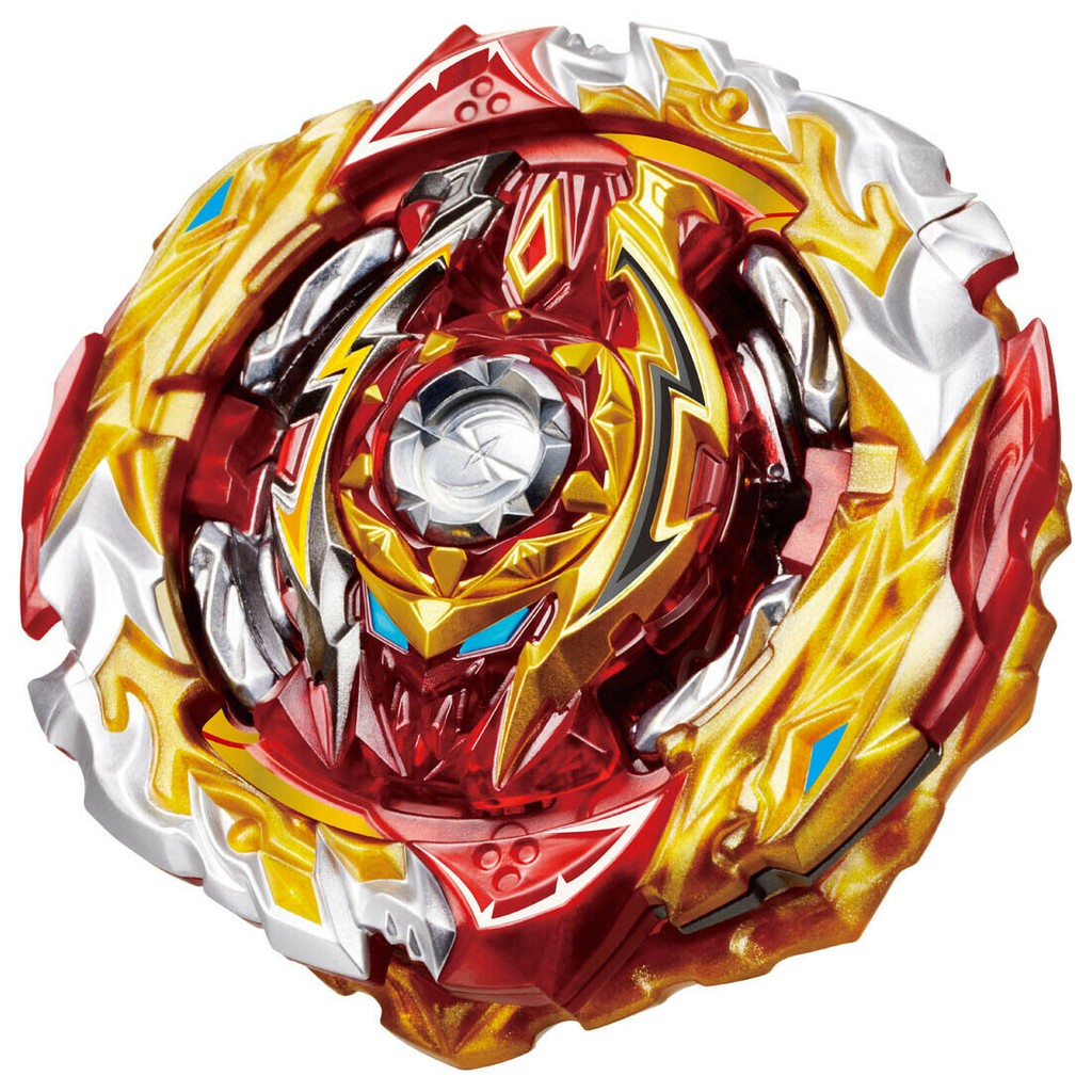 Kit com 8 Beyblades Metal Die Cast Lançador Vermelho Natal Geek