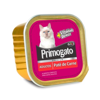 Racao Umida Primogato Premium Pate Carne 150gr