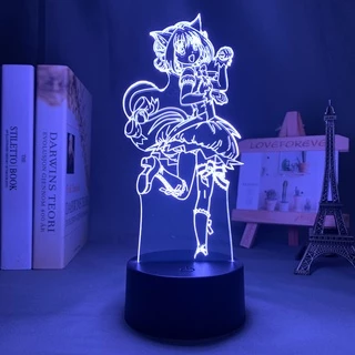 Luz Led Anime Tóquio Mew Novo Para Decoração De Quarto Infantil Noturna Amigos Aniversário Presente 3d Lâmpada Desenhos Animados