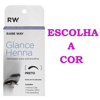 Glance Henna Rareway Delineador Sobrancelha escolha as cores