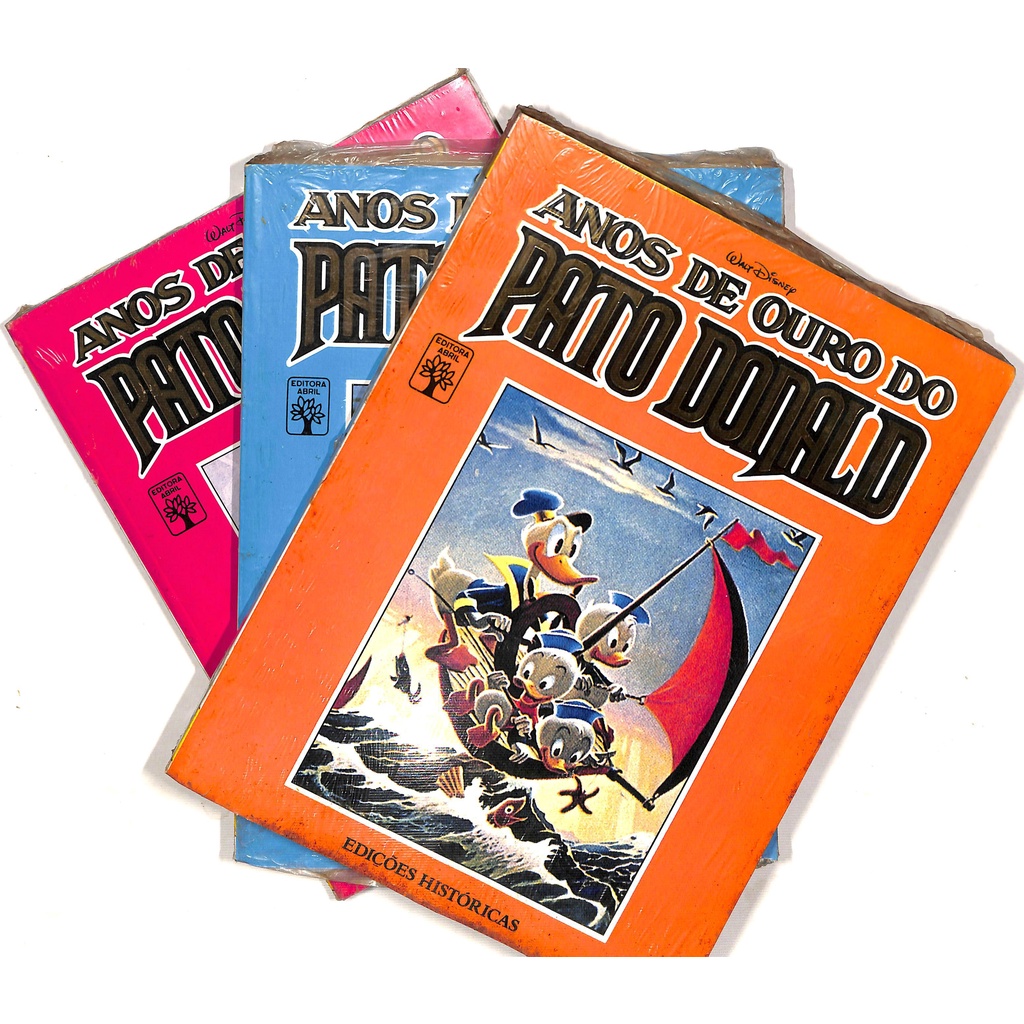 Anos De Ouro Do Pato Donald Volumes Lacrados Hq Shopee Brasil