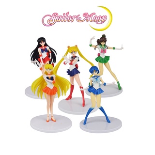 Sailor Moon Bonecas Action Figure Pack 5 Personagens