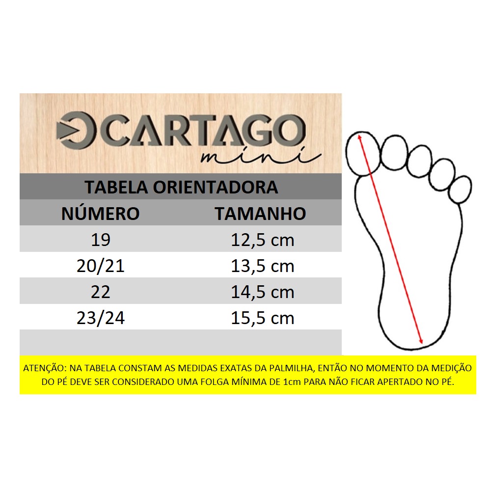 Sapato Tamanho Do PÃ© Infantil Calçado Infantil Numero Do PÃ© Em