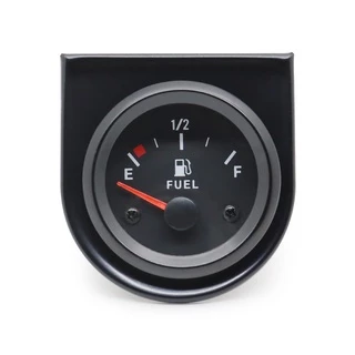 Medidor De Nível De Combustível De 2 " 52mm Branco Aro Preto Medidores Automotivos 12V 240-33ohms