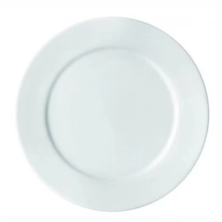 Kit com 6 Prato Sobremesa Porcelana 18,5 cm Bar Hotel Germer