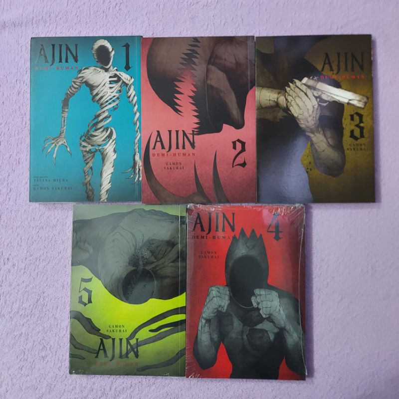 Mangá AJIN [1 ao 5 volume] - Gamon Sakurai