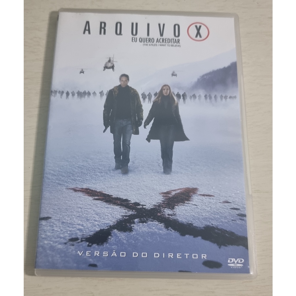 DVD Arquivo X Eu Quero Acreditar The X Files I Want To Believe Filme caixa fina