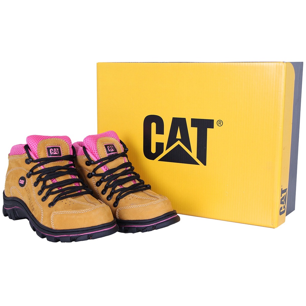 Bota Coturno CaterpiIIar Café X3 Couro Masculina Cat - Vancouver