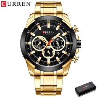CURREN New Stainless Steel Men