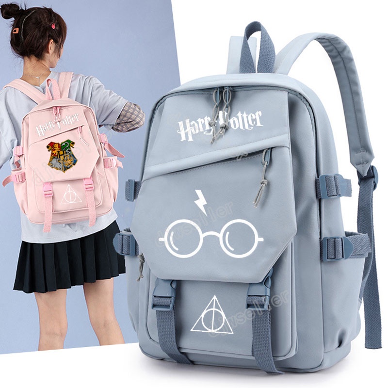 Mochila Harry Potter Hogwarts Azul - Harry Potter