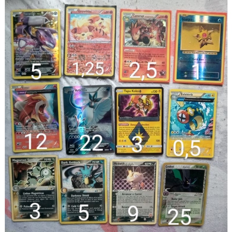 Diversas coleções Card pokémon | Shopee Brasil
