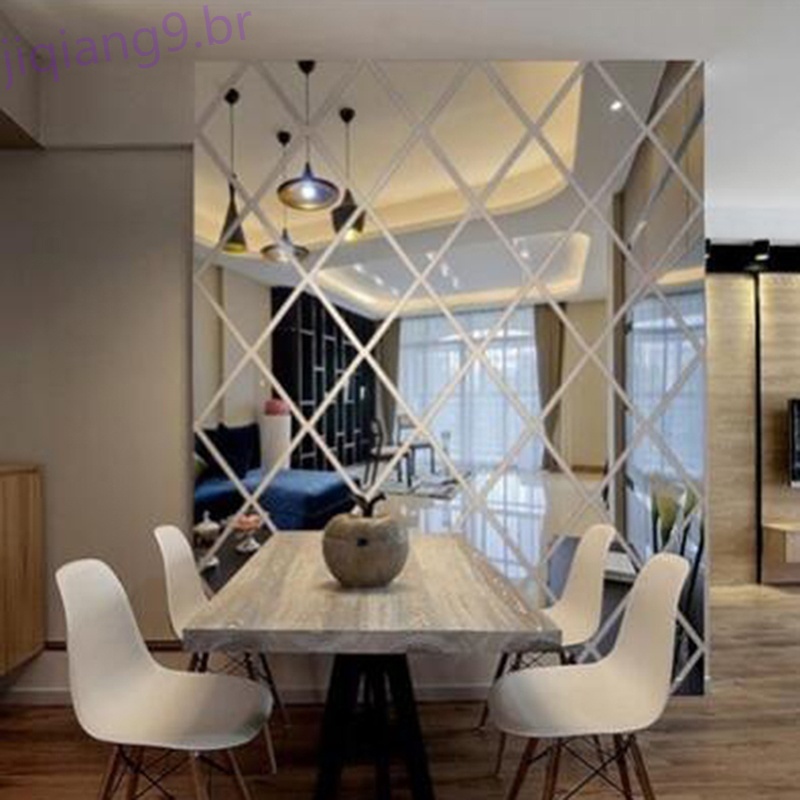 Espelho Adesivo 3d Moderno Moderno Para Decoração De Casa / Sala De ...