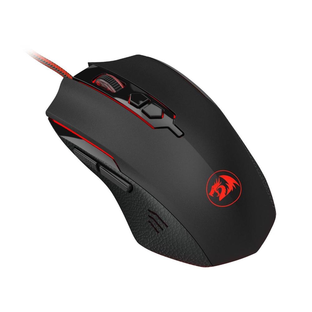 Mouse Gamer Redragon Cerberus B703 Brancoala Usb 7200 Dpi