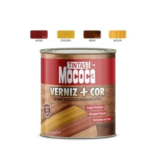 Verniz + Cor Para Madeira Proteção Filtro Solar 225ml - Mococa