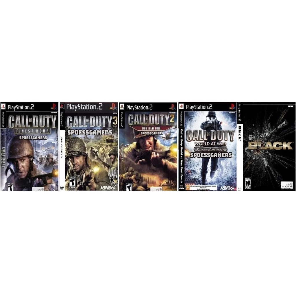 5 Jogos Ps2 Call of Duty Black ps2 | Shopee Brasil