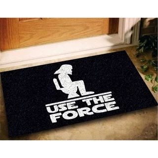 Tapete Capacho Use The Force 60x40 Star Wars Casa Entrad Lar