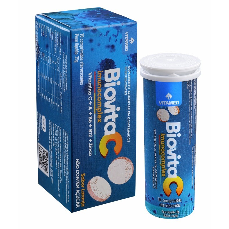 Vitamina C 1000mg + Imunocomplex: Para Sua Imunidade 10 pastilhas por ...