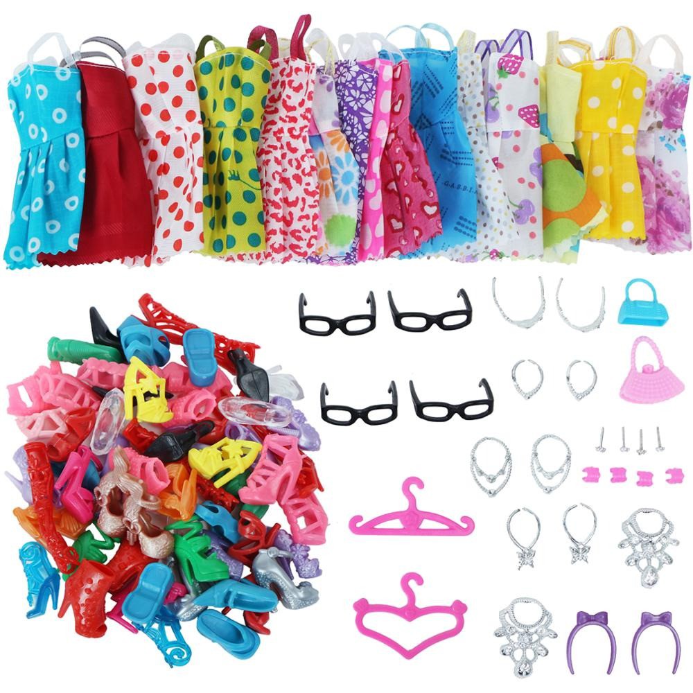 Compre Conjunto de roupas de natação rosa para barbie, conjunto de roupas  para boneca barbie, sapatos de biquíni, bolsa respiradora, acessórios de  bonecas 1/6, brinquedos infantis