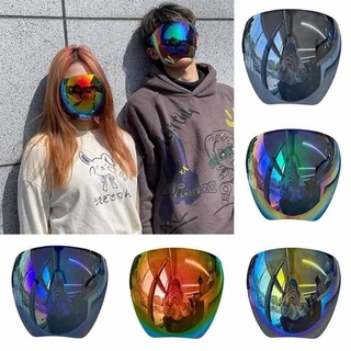 Novos Óculos De Sol Femininos Homens Proteção Facial Com Cobertura Total Da Face Máscara Protetora Anti-Embaciamento