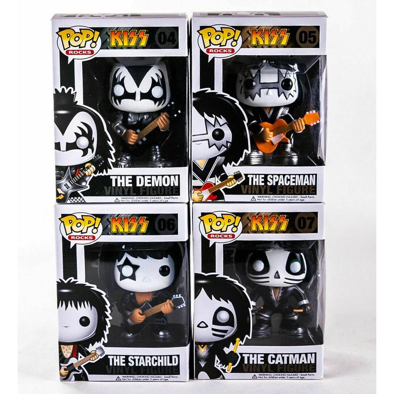 Funko Pop Kiss The Demon Spaceman Starchild Catman # 04 # 05 # 06 # 07 Rochas