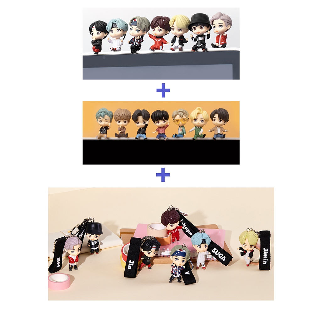 Coreia] BTS (Meninos Bangtan) figura de 2 monitores 
