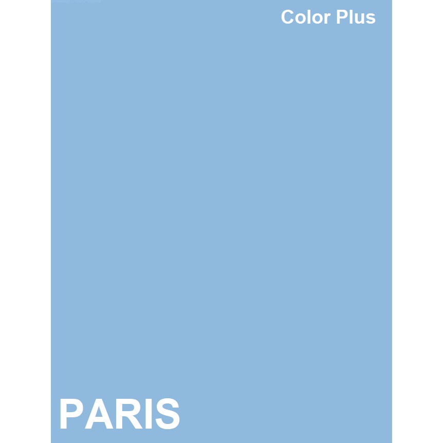 Papel Color Plus Paris A4 180g 50 Folhas - Azul bebê | Shopee Brasil