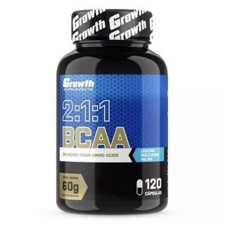Bcaa 2:1:1 10.1.1 Aminoácidos 120 Cáps - Growth Suplementos Original