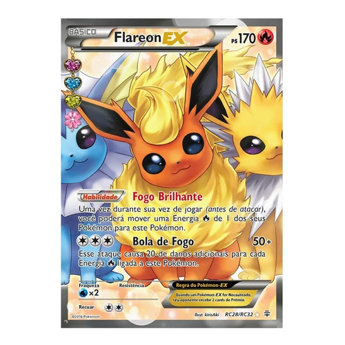 Pokemon Flareon EX Full Art hotsell