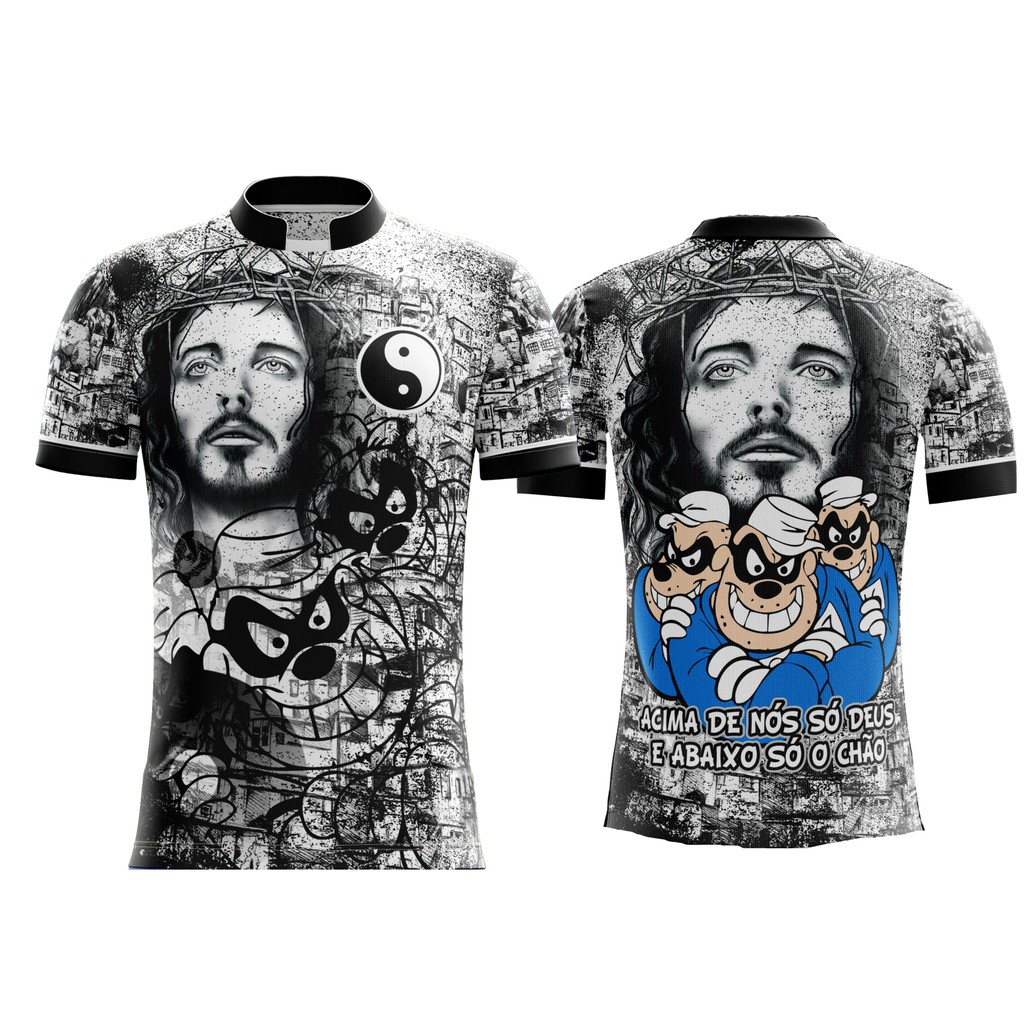 Camisa de quebrada jesus cristo favela irmao metralhas favela venceu