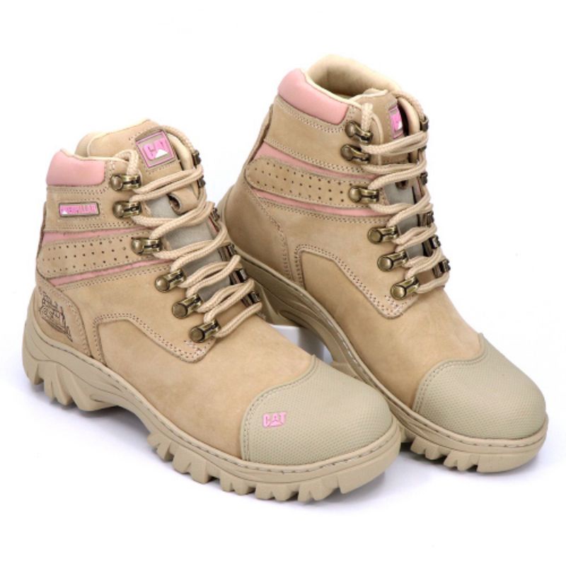 Bota Caterpillar Adventure Feminino Rosa Nude - Caterpillar